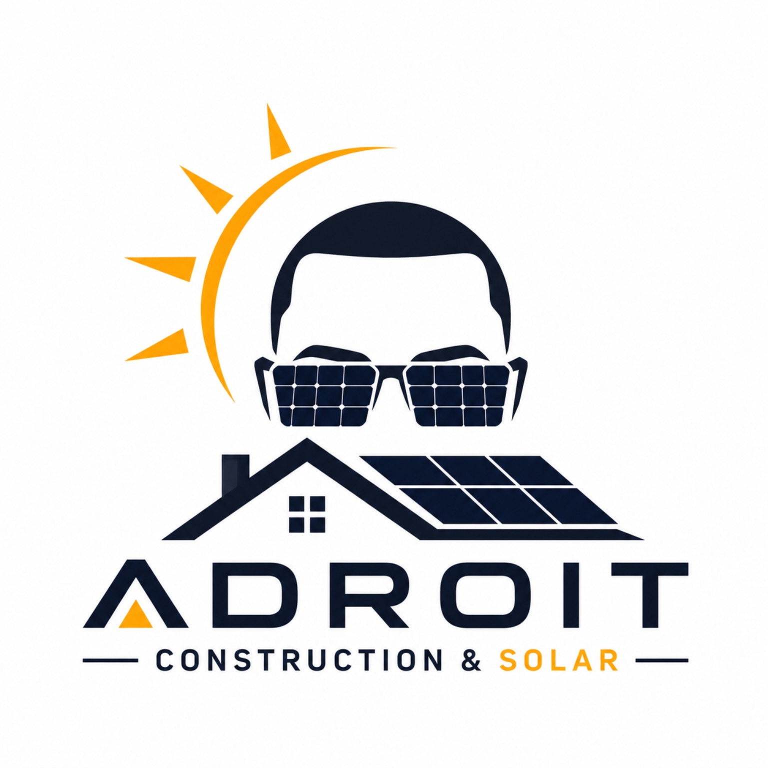 Adroit Construction & Solar logo
